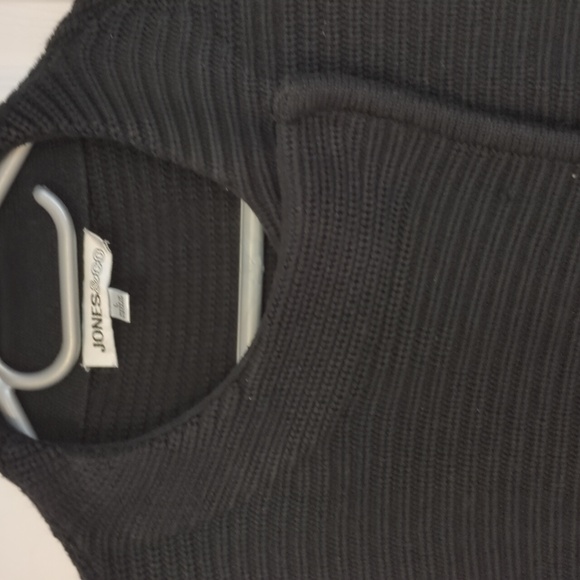 Classic black Jones New York snap sweater - Picture 3 of 8